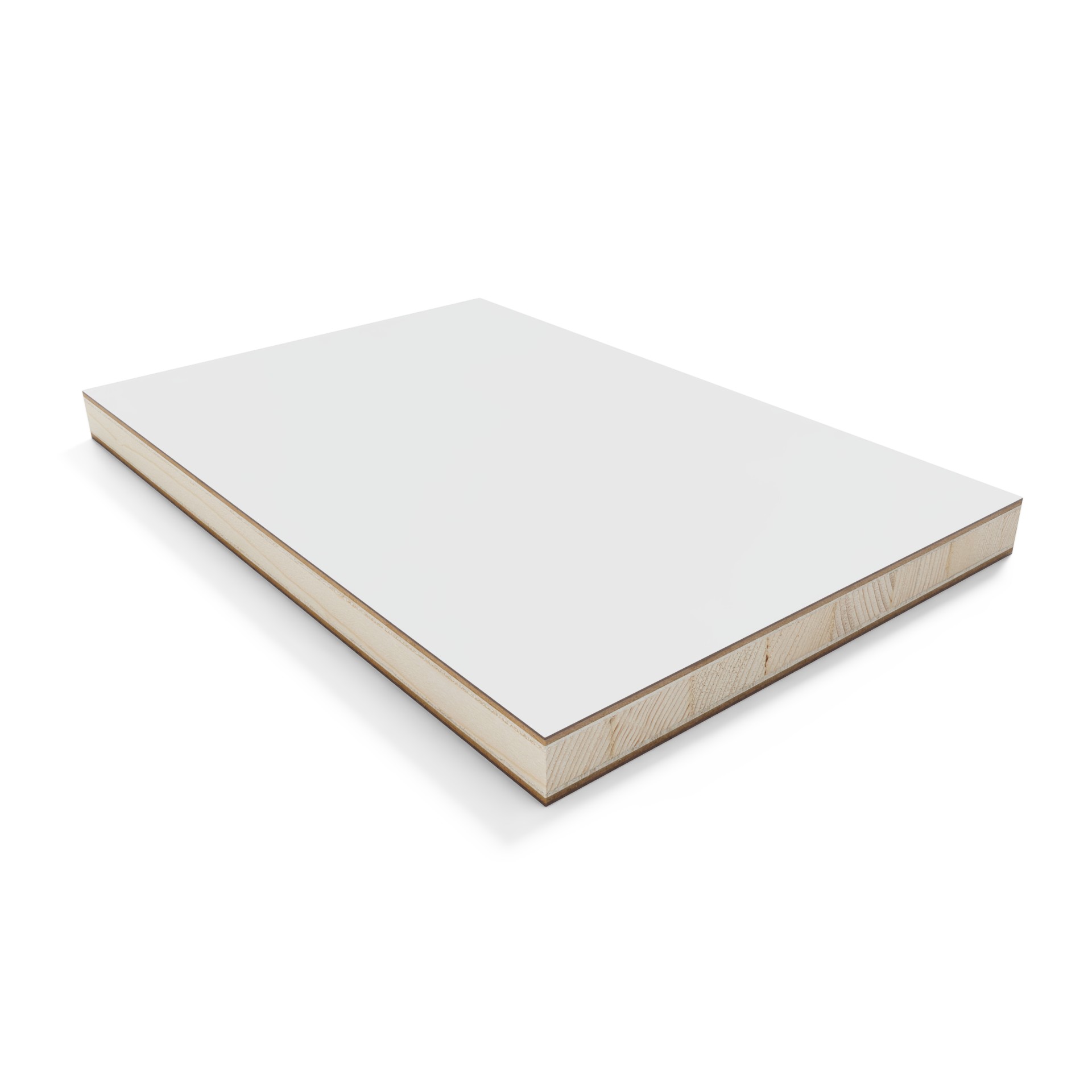 Listellare HDF Bilaminato Bianco - immagine 2